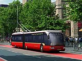  Artist's impression of a modern Trolleybus in London 