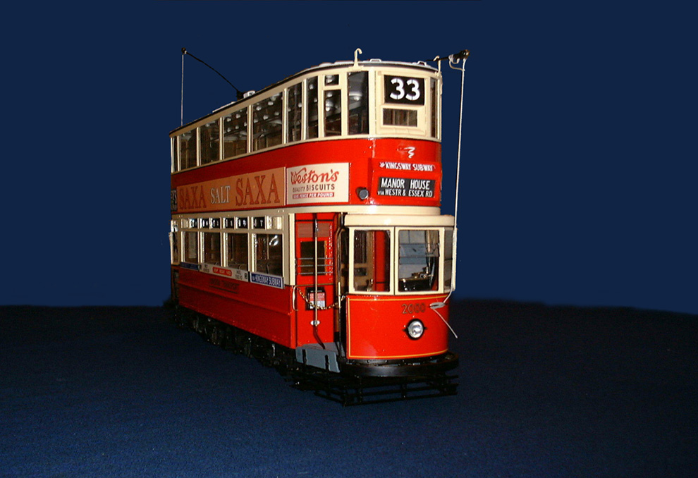 Model of London Tramcar 2000