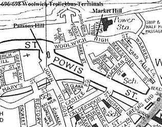 Map of the area in 1959